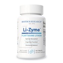 Biotics Research Li Zyme 50 microgramos, Lithium como una alimentación completa, litio fitoquímico, altamente biodisponible, soporta función cerebral, memoria y soporte de humor, 100 Tablets