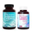 BioEmblem Magnesium Glycinate con Zinc y Probióticos de Belleza
