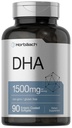 Horbaach DHA Suplemento 1500mg TENIDO 90 Softgels TENIDO EPA, Omega 3, DHA TENIDO Non-GMO, Gluten Free
