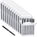 TrelaCo 96 Pcs Ayuda de Audición Ear Wax Guard Filtro Cerumen Stop Cleaning Tool Accesorios Hearing Aid Cleaning Kit con Carry Case Compatible con Phonak, Widex, Resound Wax Traps, 12 Packs