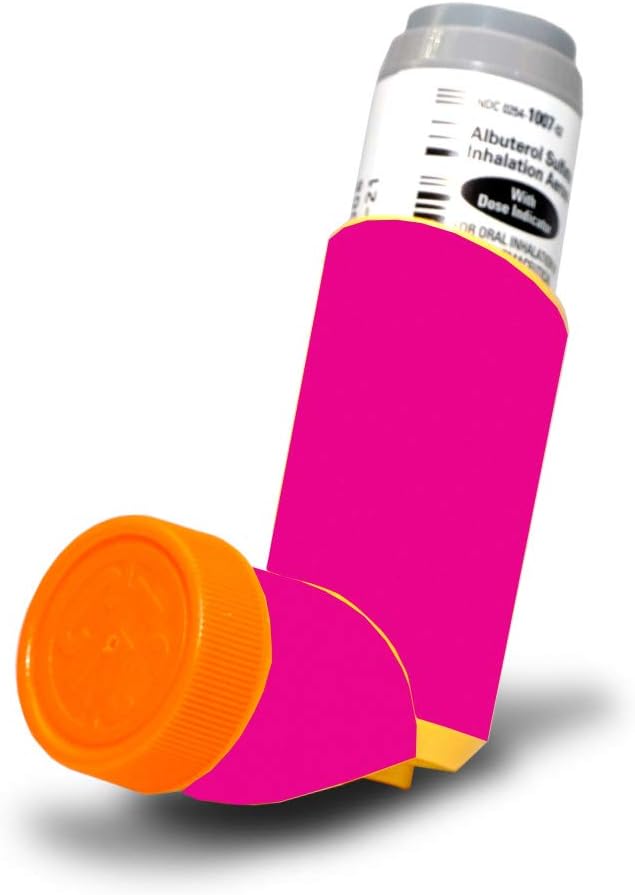 MightySkins Skin for Proventil HFA Asthma Inhaler - Solid Lavender TEN Protective, Durable y Unique Vinyl Decal wrap Cover TEN Easy to Apply, Remove, and Change Styles TEN Made in The USA