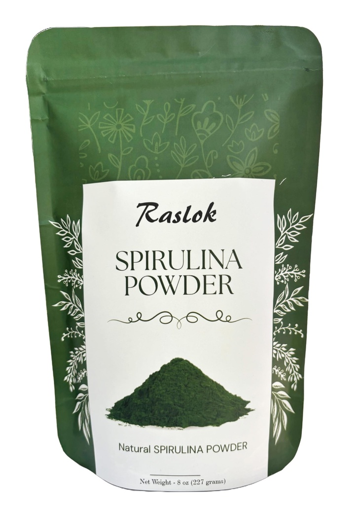 Pure Spirulina Powder Silencioso Apoyo y Antioxidantes Silencio No Filler " Non-GMO, Rich in Vegan Protein (8 Oz)