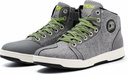 Zapatos de moto de IRON JIA para hombres, engranaje protector antideslizante transpirable, botas de moto casual Powersport (Grey 8)