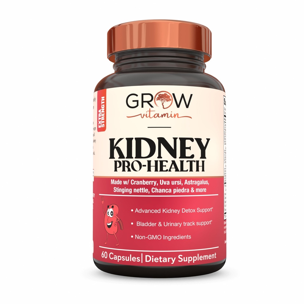cultivar vitamina Premium Suplemento de limpieza de riñón – Powerful Kidney Support Fórmula con extracto de arándano ayuda a apoyar los riñones saludables " Urinary Tract Support– 60 cápsulas vegetarianas