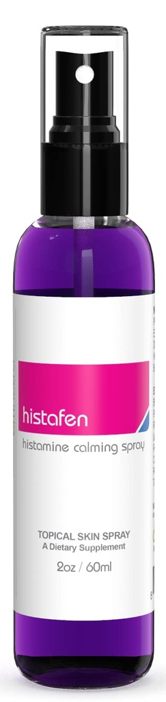 Histafen Antihistamina Extra Strength Itch Relief Spray - Anti Itch Spray For People Skin Healing Spray for Adults &amp; Kids with Low Diamine Oxidase Dao Enzyme Mast Cell Activating Syndrome Eczema Hives