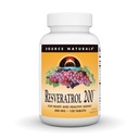 Fuente Natural Resveratrol 200 para el envejecimiento saludable*, 200 mg - 120 Tablas