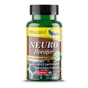 America Medic &amp; Science Neuro Booster (60 Capsules) ← Suplemento Nutricional para la Salud del Cerebro TENIDO Píldoras de vitamina para una mejor memoria y función cognitiva ← con Coenzyme Q10, ALA y Acetyl L-Carnitine