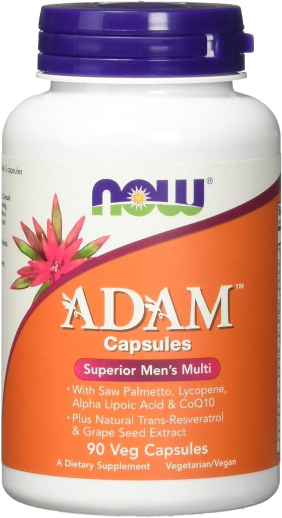 Ahora Alimentos ADAM Hombres Superiores Múltiples vitamina 90 vcaps