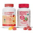 SmartyPants Kids Multivitamin Gummies and Probiotic Immunity Bundle: Omega 3 Fish Oil (EPA/DHA), Vitamina D3, C, Vitamina B12, B6, Digestive &amp; Immune Support Supplement (30 Day Supply)