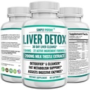 Liver Cleanse Detox &amp; Repair Supplement, Artichoke Extract Liver Health Formula w 22 Herbs for Liver Support, Liver Detox Cleanse Pills - Milk Thistle Dandelion Turmeric Ginger Beet Zinc, 60 cápsulas