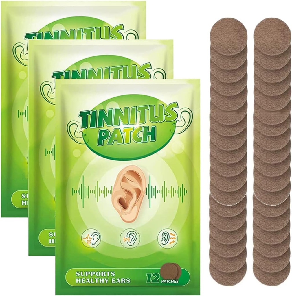 36pcs Tinnitus Ear Patch, Natural Fórmula Ear Patches, Cuidado del oído