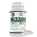 Genex Fórmulas NAC 500mg (100 cápsulas) N-Acetyl Cysteine, apoya la salud del hígado - no GMO, Gluten Free, Vegan (3 meses de suministro)