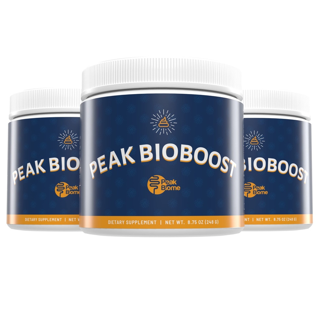 Peak BioBoost Prebiotic Fiber Supplement for Colon Cleanse - Flavorless Digestive Nutritional Supplements - Easy to Dissolve - No Gluten, Soy o Dairy - Suministro de 3 meses - 90 Servings