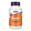 AHORA Alimentos por ahora Producción de Energía Biotina 5000 mcg- 120 Vcaps