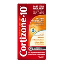 Cortizone-10 Intensificación máxima del agua de fuerza Intensiva Intensificación de Itch, 1% Hidrocortisona, Acción rápida, Crema Anti-Itch para Bites de Bug, Rash, Eczema, Psoriasis, Poison Ivy, Oak, Sumac &amp; More, 1 oz