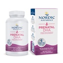 Naturales nórdicos Prenatal DHA, Desarrollado - 180 Gels blandos - 830 mg Omega-3 + 400 UI Vitamina D3 - Apoya el desarrollo del cerebro en bebés durante el embarazo y lactancia - No GMO - 90 Servimientos
