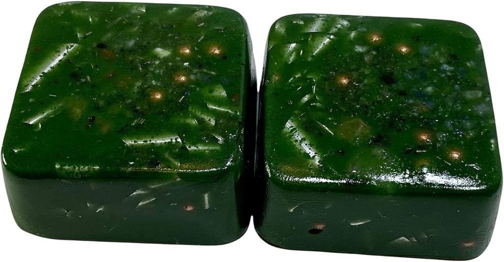 Oxido de cromo verde 2 Mini Cube Tower Busters Cristal Orgone (Oxido de cromo verde)