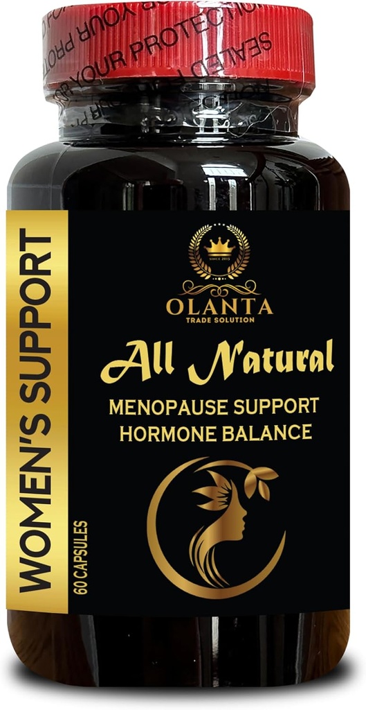 Suplemento de apoyo a la menopausia - Suplemento natural de la menopausia para las mujeres, Suplemento premenopáusico, Blend Incluye extractos herbarios estandarizados - 1 botella 60 cápsulas