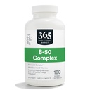 365 by Whole Foods Market, Vitamina B-50 Complex, Vegan, 180 cápsulas