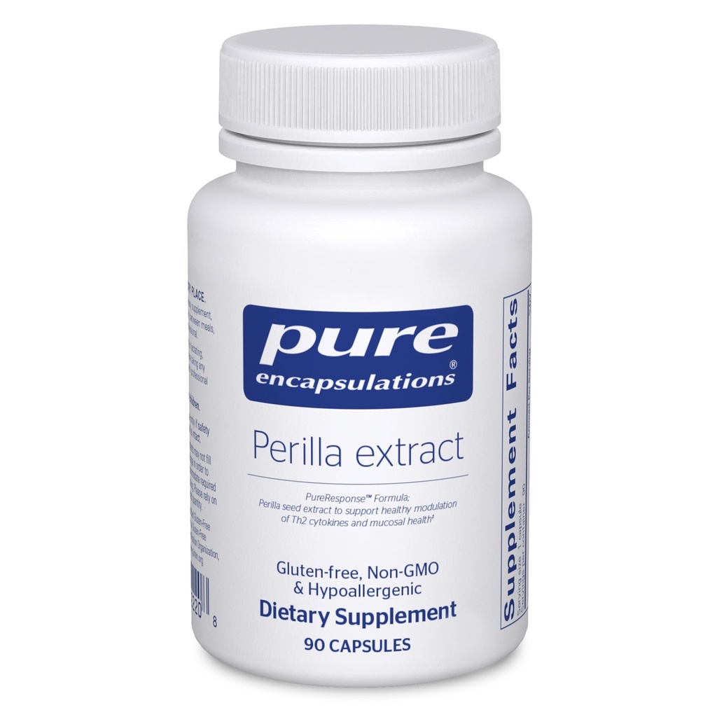 Pure Encapsulations Perilla Extract ← Apoyo para la Modulación Saludable de Citokines Th2 y Salud Mucosa* TEN 90 Capsules