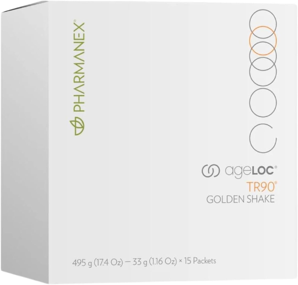 Nu Skin ageLOC TR90 Golden Shake TENER 1lb ANTERI Plant-Based Protein Powder Supports Lean Muscle & General Health TEN Vitaminas A C E B12 ⋅ 15g Protein Por Serving