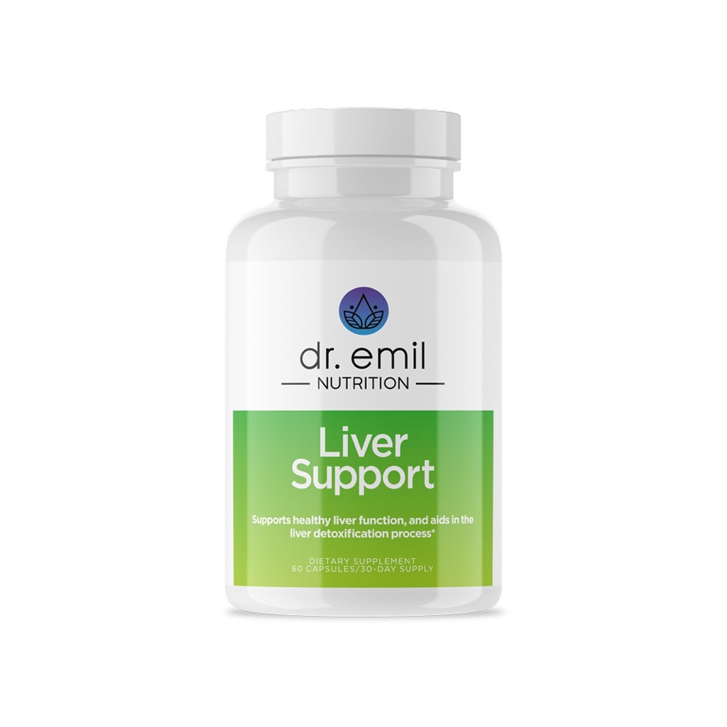 DR. EMIL NUTRITION Liver Support Suplemento formulado a Cleanse, Detox, Repair &amp; Support Healthy Liver Function with Milk Thistle, Artichoke Leaf, Dandelion Root & Beet Root Formula