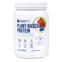 LeanFit Proteína de base vegetal " Verdes, Berry natural, 20g Proteína, 19 Serviciones, 1.25 libras