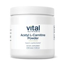 Vital Nutrients Acetyl L-Carnitine Powder  tolera Brain, Memory, and Cognitive Support Supplement* Silencio Vegan Silencio Gluten, Dairy, Soy Free ← Non-GMO Silencio 100 Grams