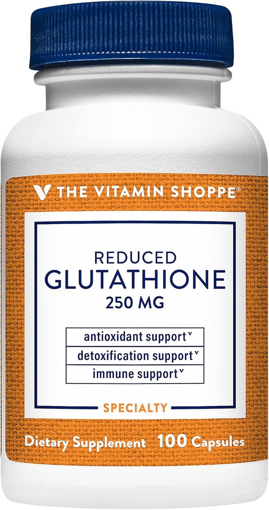 Antioxidante de Glutathione reducido - 250 MG (100 cápsulas)