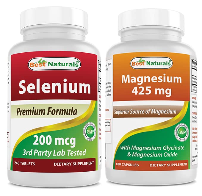 Selenium 200 mcg &amp; Magnesium Glycinate 425 mg