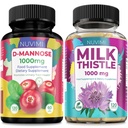 D Mannose 1000 mg " Milk Thistle 1000 mg 120 cápsulas