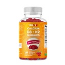 Vitamina D3 + K2 Gummies – Bone & Heart Health Support – 180 Pectin-Based Vegan Gummies