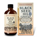 Black Seed Oil 8 oz - Cold Pressed Ethiopian Black Cumin Nigella Sativa, 3X Thymoquinone, 100% Puro " Organic Liquid in Glass Bottle - Supports Immune, Hair, and Skin Health