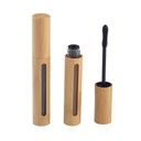 2Pcs 6ml Bambú de alta calidad Botellas de tobogan Vials Reutilizable Refillable Empty Eyelash Cream Container Bottle with Eyelash Wand and Plug for Castor Oil, Eyelash Growth Oil, DIY Mascara Travel Bottles