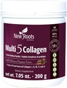 Nuevos ROOTS HERBAL Multi 5 Coco Collagen Powder Suplemento (Tipos I, II, III, V y X) Collagen hidrolizado - Dairy &amp; Gluten Gratis - 12g por Serving - Chocolate Flavor, 7.05 oz