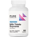 PureFormulas Milk Thistle Supreme 250 mg – Liver Health & Antioxidant Support – Non-GMO Vegetarian Capsules – 60 Conde