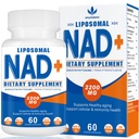 2200mg Liposomal NAD+ Suplemento - Enhances Cell Energy " Aging Defese, 60 cápsulas