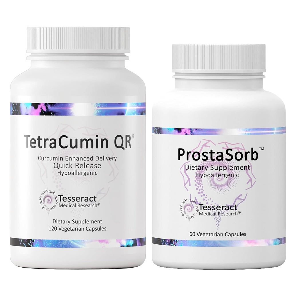 Avanzado Prostrate y Reparación Bundle, Turmeric Curcumin Joint Support Suplemento & Saw Palmetto Prostate Suplemento para Hombres