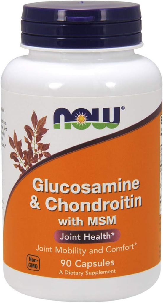 AHORA Comida Glucosamina & Condroitina con MSM, 90 Conde