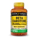 Masón Vitamina Natural A Beta Caroteno 25,000 UI, soporta Visión, Función Celular & Immune Health, 100 Softgels, Pack de 3