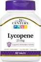 Siglo XXI Lycopene 25 mg Tabletas, 60 Conde (22400)