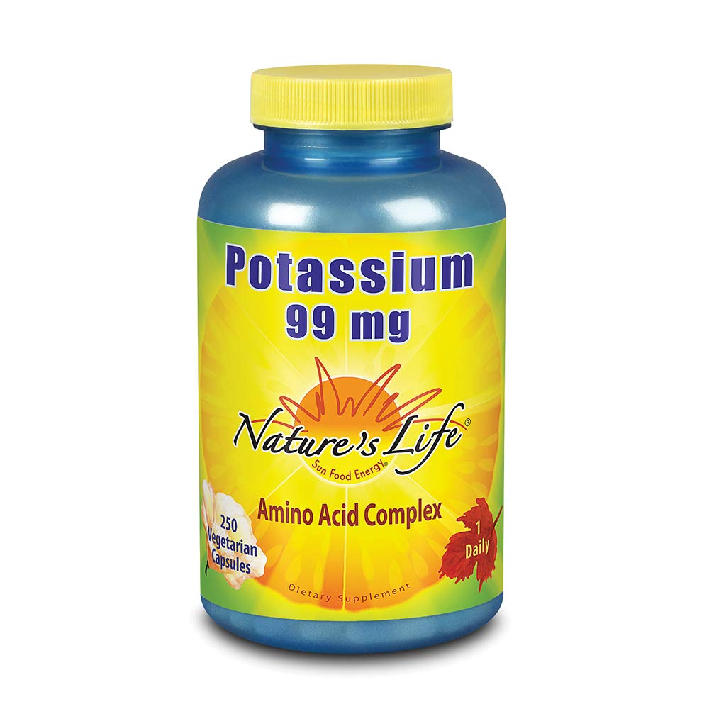 Potasio de Vida de la Naturaleza, 99 mg, 250 ct
