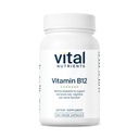 Nutrientes vitales Vitamina B12 1000mcg - Vegan - Metilcobalamina para el metabolismo, Cognitivo &amp; Nervous System Health* - Suplemento B12 de alta potencia - Gluten, Dairy, Soy Gratis - 100 cápsulas