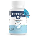 LIBERTAD Vitamina D2 2000 UI – Vitamina Vegana D para la fuerza ósea &amp; soporte inmunológico – Vegan Ergocalciferol D2 Suplemento – 100 pequeñas tablas