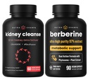 NutraChamps Complete Kidney Health: Berberine &amp; Kidney Cleanse Duo