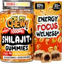 Pure Himalayan Shilajit Gummies - High Potency Gold Grade Resin - Energy Boost and Immune Support for Hombres and Women with Ashwagandha and Shatavari - 60 Gummy - Peach & Mango