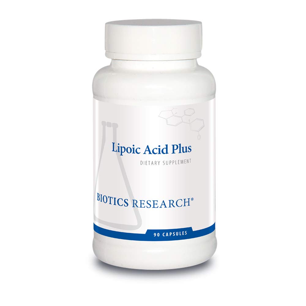 Biotics Research Lipoic Acid Plus– Alpha-Lipoic Acid, Vitamina C, Powerful Antioxidant, Promotes Eye Health, 90 Capsules