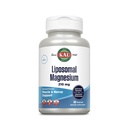KAL Liposomal Magnesium Oxide 210 mg Alta Absorción, Tecnología Liposomal, Esenciales Muscle Support, Fórmula Avanzada, Capsules Vegan, Gluten Free, No Soy, 60 Servings