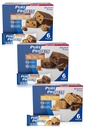 Pure Protein Bares, High Protein, Nutritious Snacks to Support Energy, Low Sugar, Gluten Free, Guilt Free Variety Pack (Cookie Dough/Choc Caramel/Peanut Butter Cup), 1,76 oz, Pack de 18