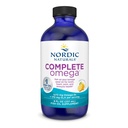 Naturales nórdicos Omega completo, sabor de limón - 8 oz - 1270 mg Omega-3 - EPA & DHA con GLA añadido - Esquí saludable, Cognición, Mood positivo - No GMO - 48 Servimientos